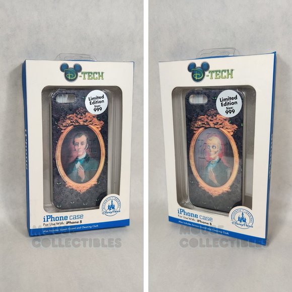 Disney Parks Haunted Mansion Phone Case iPhone 5 Master Gracey Lenticular Aging - Picture 1 of 5